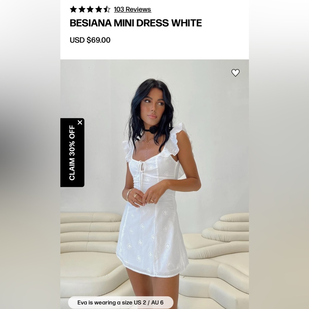 Princess Polly Besiana Mini Dress